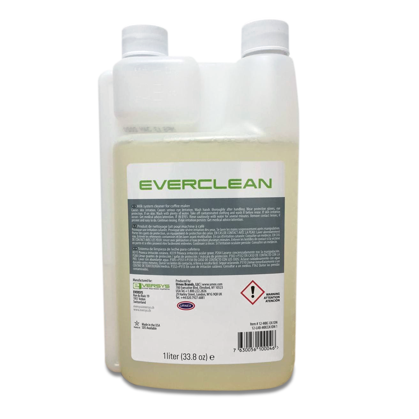 Cold Water Eversys Milk Line Cleaning Liquid
