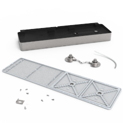 LARGE DRIP TRAY 2M WITH RINSER