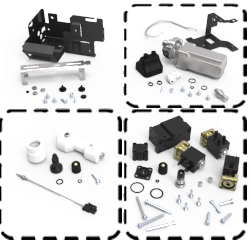 KIT SPARE PARTS FOR MILK UNIT TORNADO