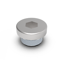 PLUG SCREW 1/8” HEX SOCKET