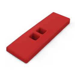 LID HOPPER RED